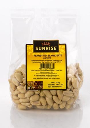 Peanøtter - blansjerte- 15x245 g