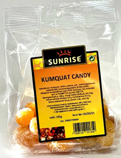 Kumquarts dried - Taiwan  - 12x195g