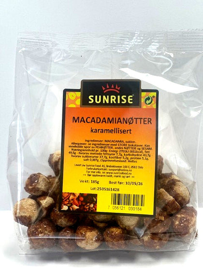 Caramelized Macadamia- 12x185 gr