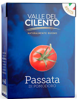Pastasaus, passata, tetrapak VALLE DEL CILENTO - 12x500 gr
