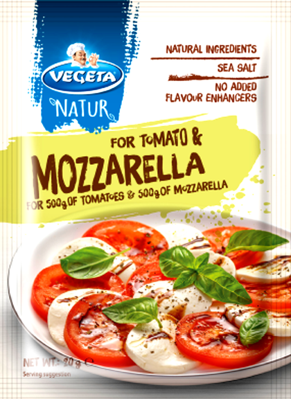 Vegeta Natur spices for Tomato & Mozzar,-20x20gr