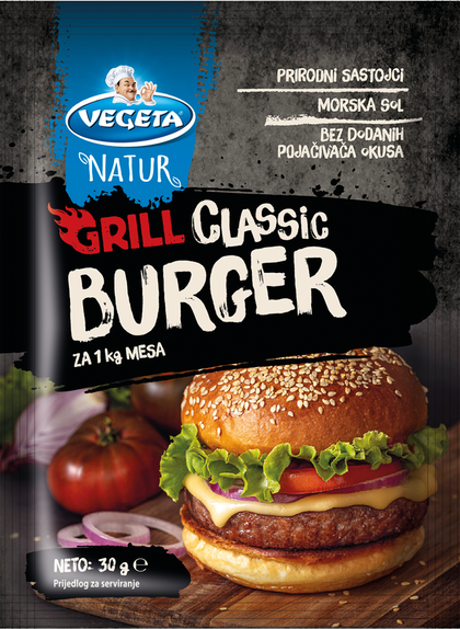 Vegeta Natur spices for Grill Burger-20x20gr