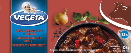 Vegeta Beef broth cubes-15x12x10g