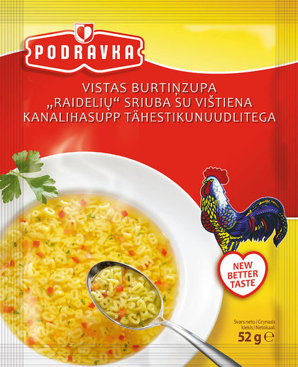 Letter Soup with Chicken-6x52g