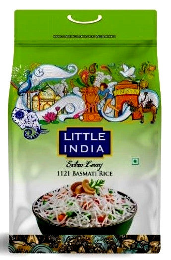 Basmati ris Extra long 11-21, Little India- 4 x 5 kg