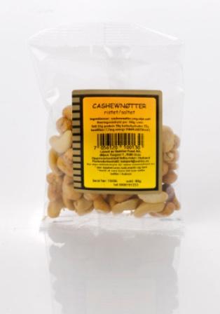 Cashewnøtter-rist /salt - 30x85 g