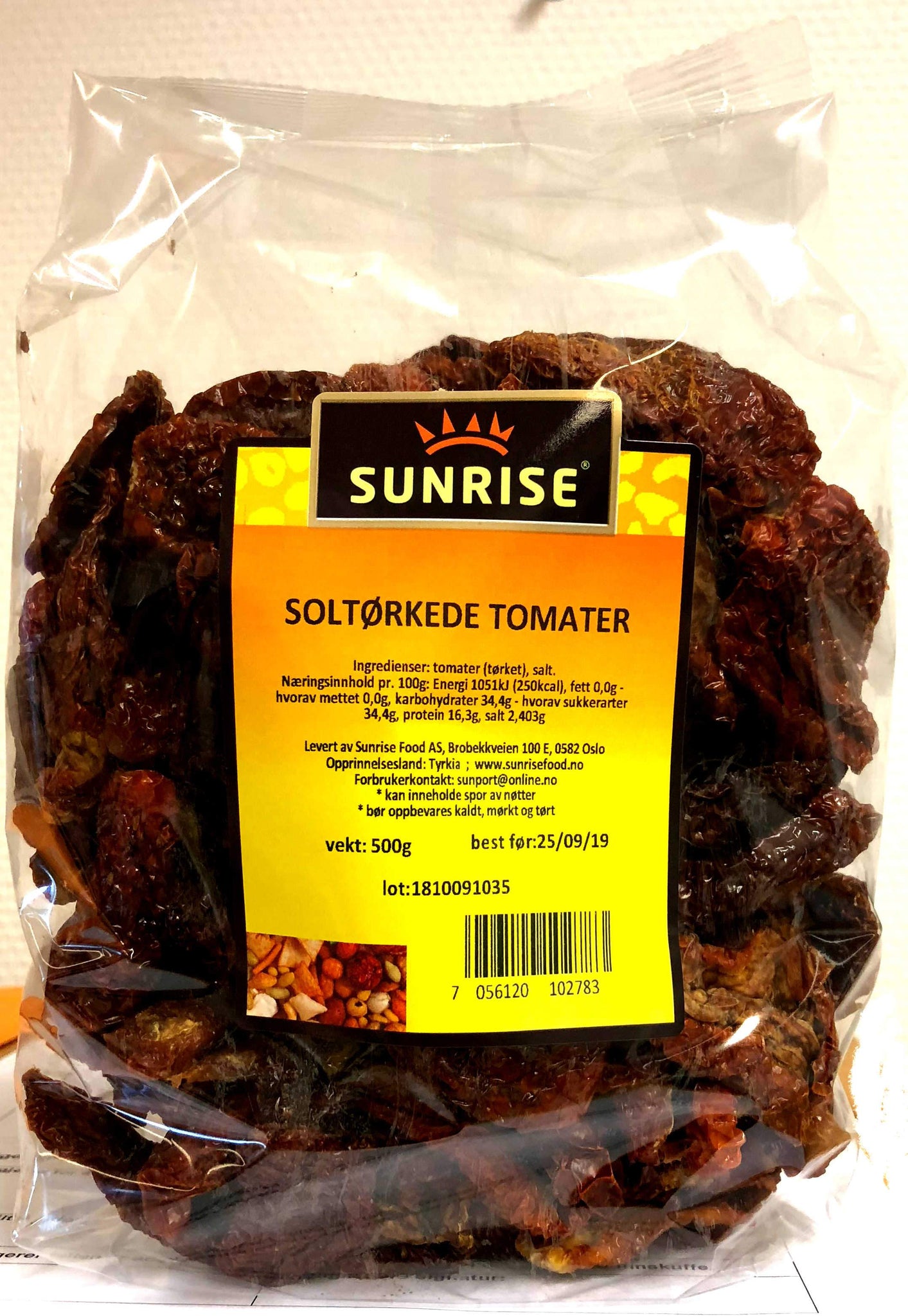 Tomater, soltørket - 6x500 gr