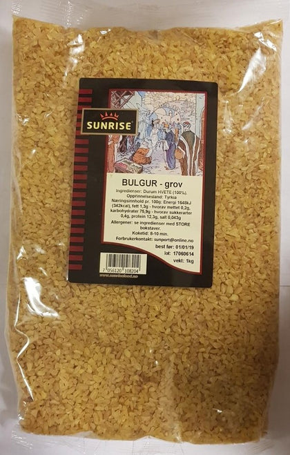 Bulgur - grovmalt - 6x1000 gr