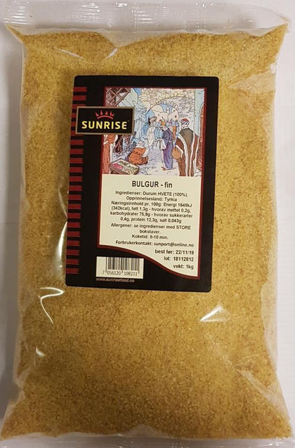 Bulgur - finmalt - 6x1000 gr