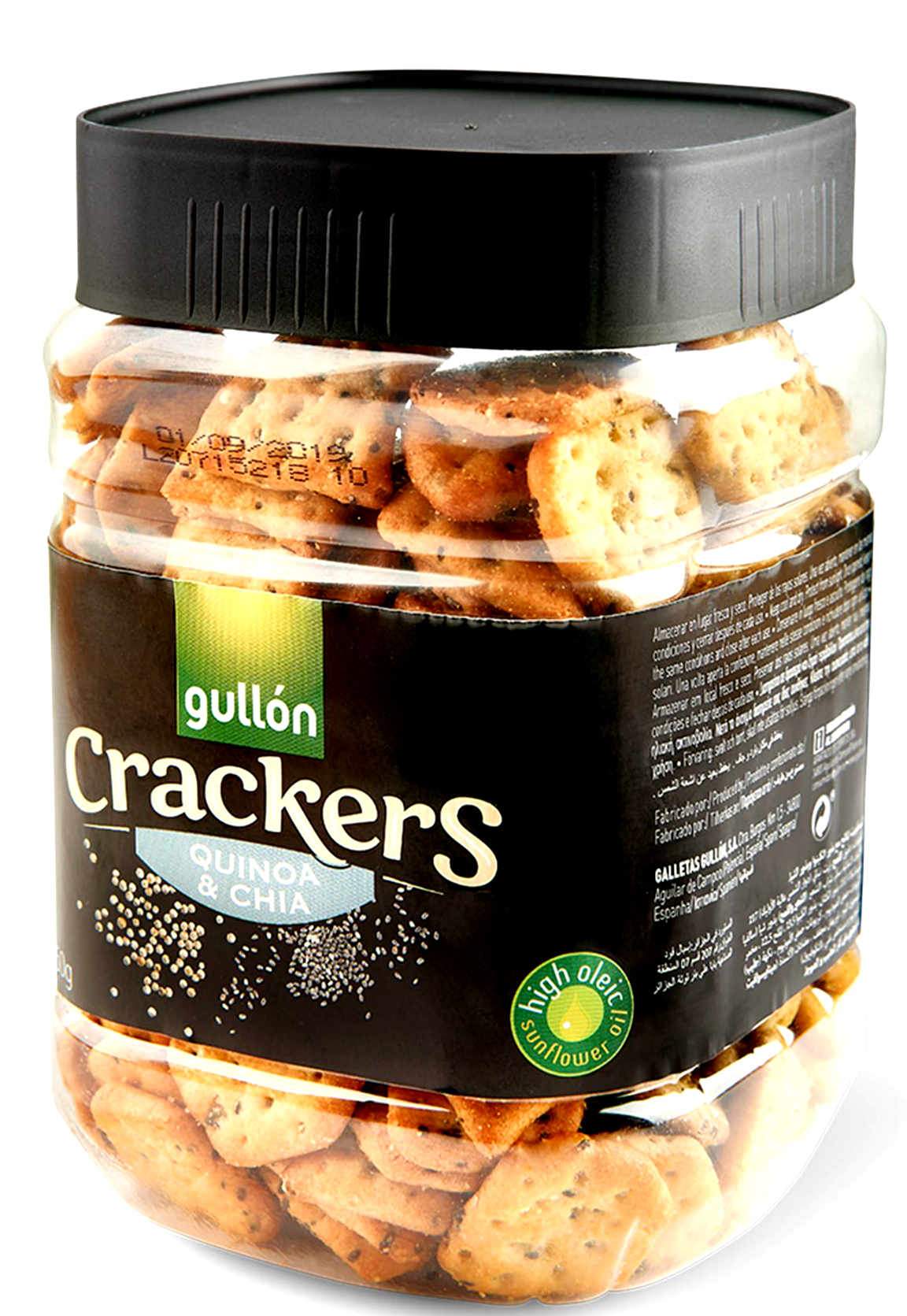 Crackers quinoa&chia- 12x250 gr