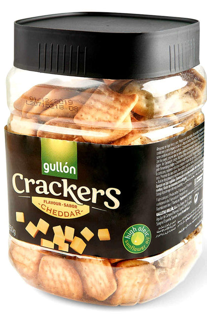 Crackers med chedar- 12x250 gr