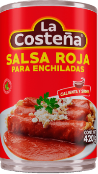 Rod-enchilada-salsa-saus
