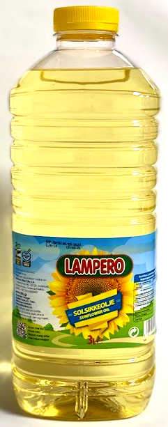 Solsikkeolje, lampero- 6x3lit