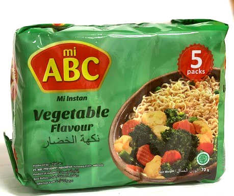ABC Vegetable Flavour  8 x (5x70)g