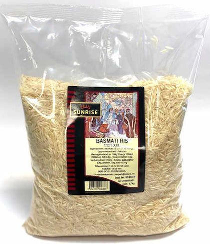 Basmati ris 1121 xxl- 4x1,7 kg