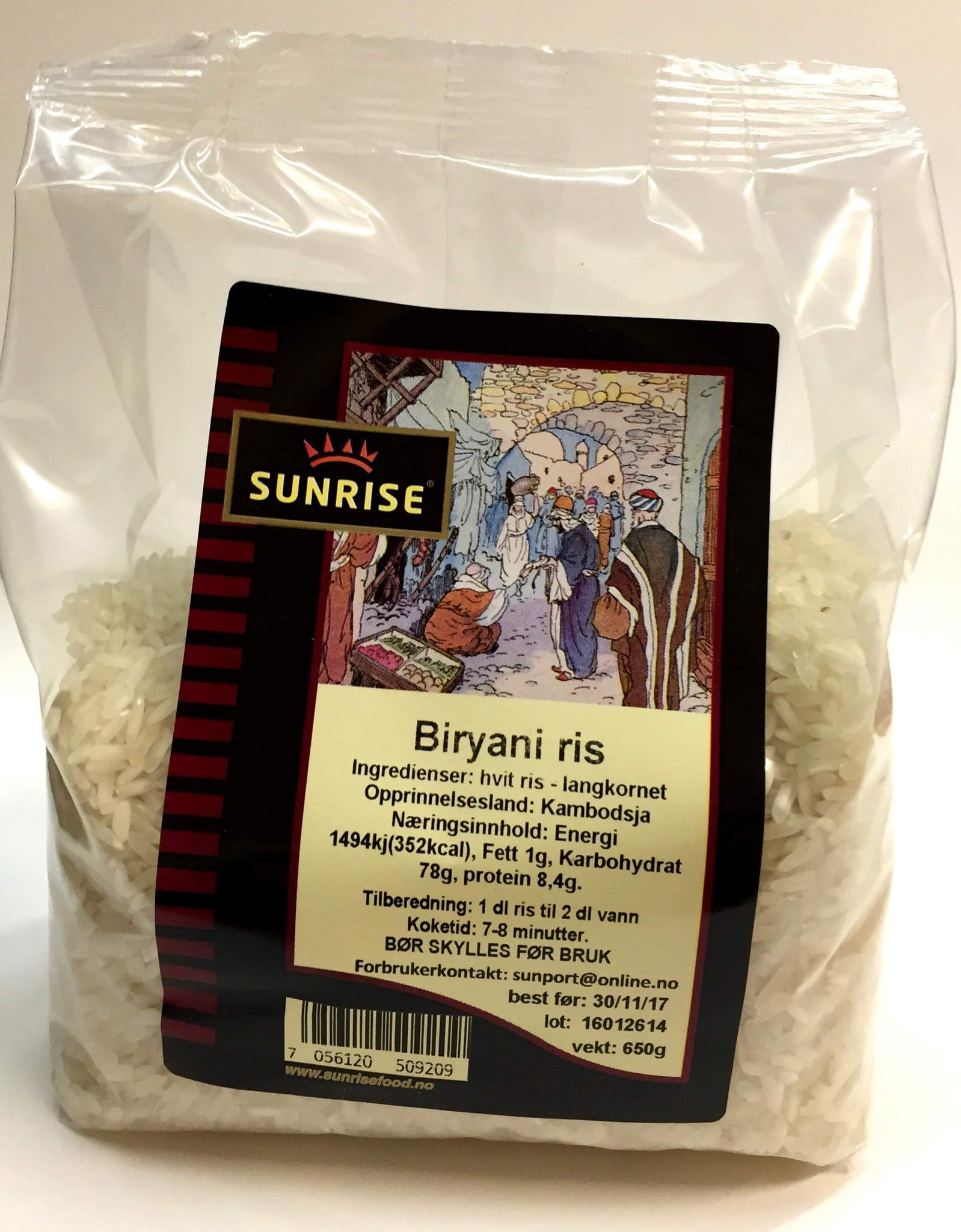 Biryani ris - 10x650 gr