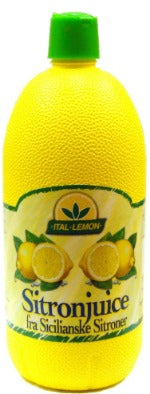Sitronjuice-plastflaske