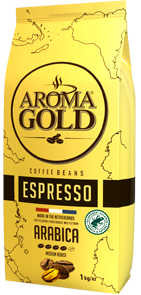 Aroma gold espresso coffe beans- 8 x 1kg