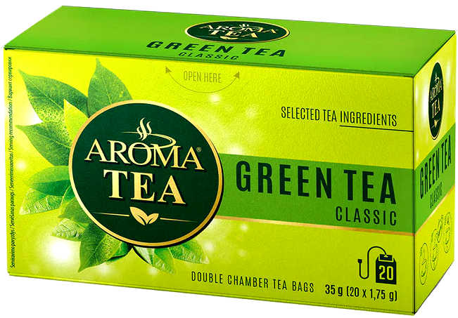 Arabata Aroma green tea classics -  10x(20x1,75)g