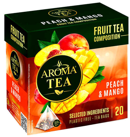 Aroma tea peach & mango -  10x(20x2)g