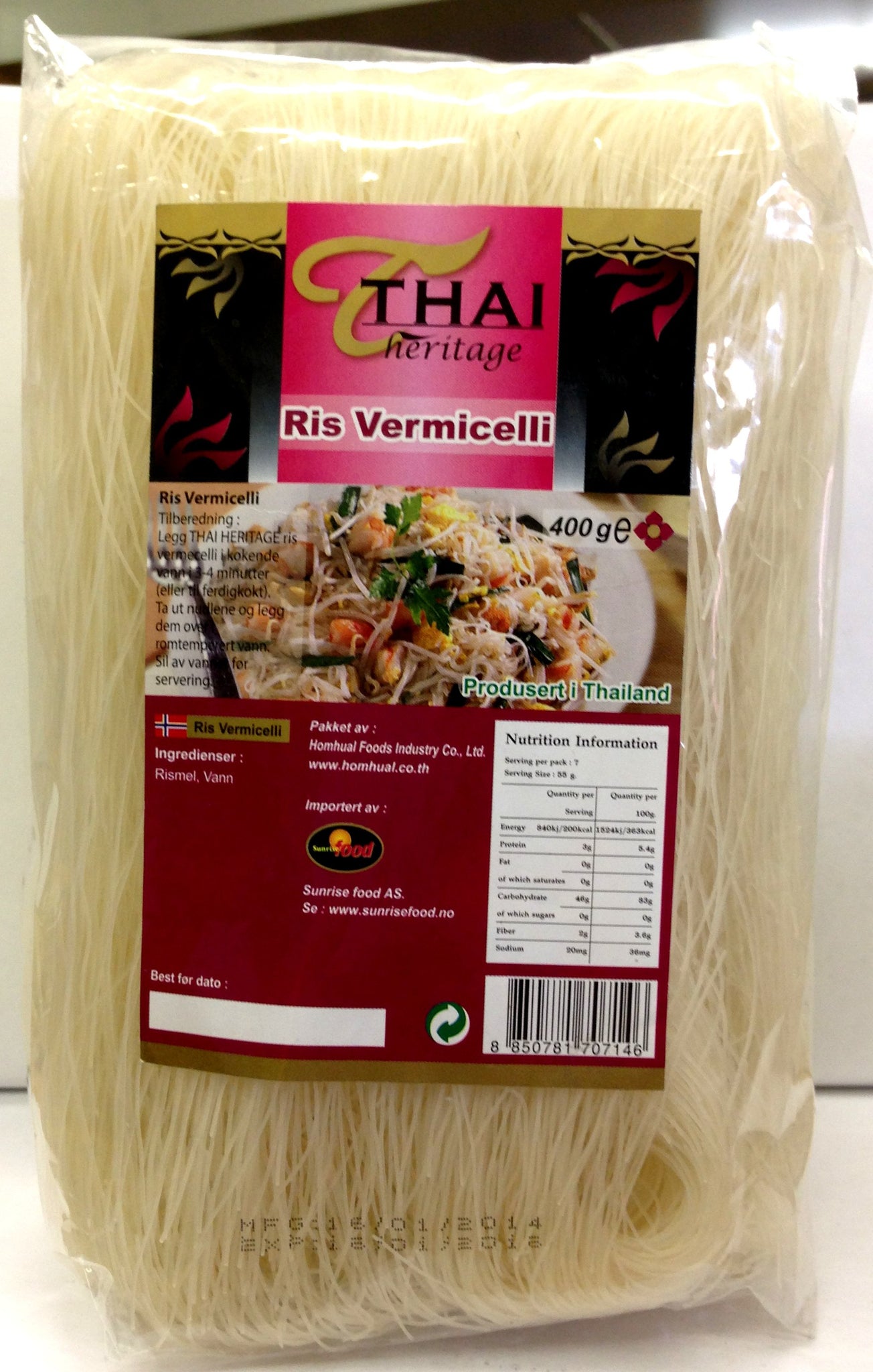 Rice-vermicelli- 20x400 g